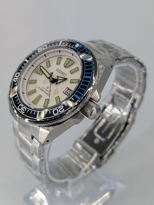 ARAMI MODS | Mod Samurai "Save the Ocean" NH35 - Zafiro, Cerámica y 200M