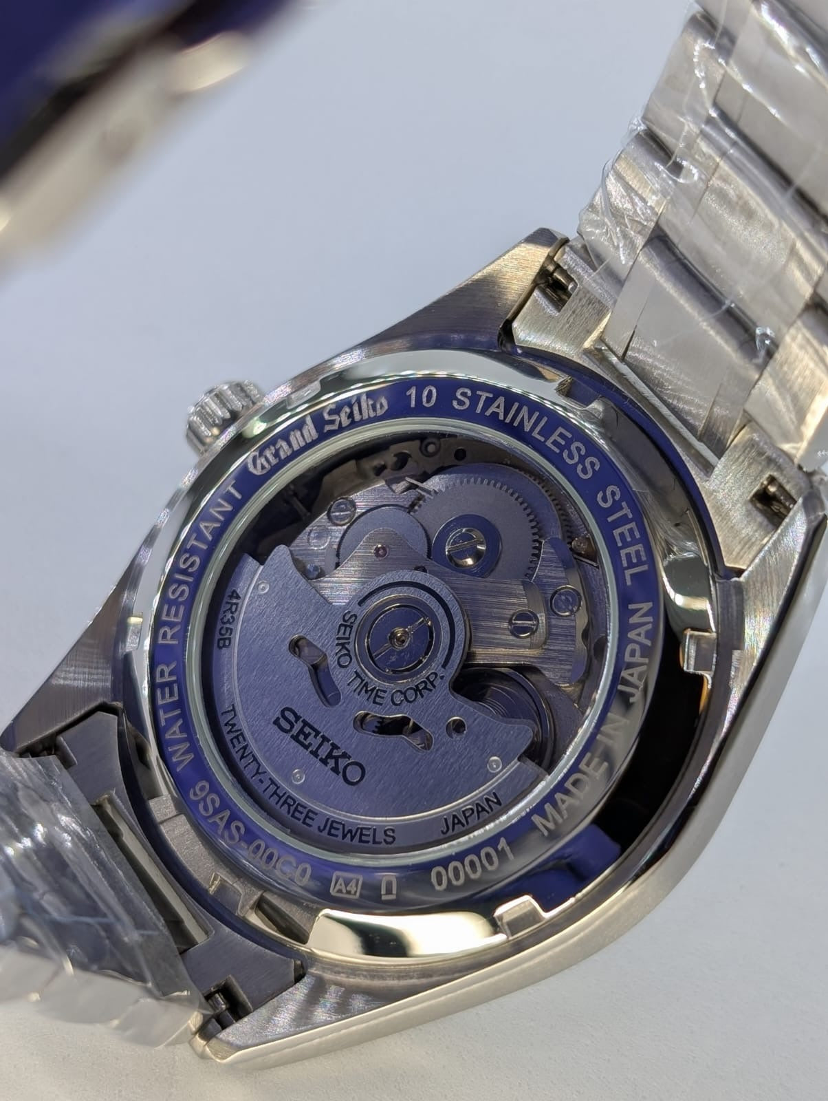 ARAMI MODS | Mod Grand Seiko 'Arctic Elegance' NH35 - Dial Texturizado, Zafiro y Acabado Pulido