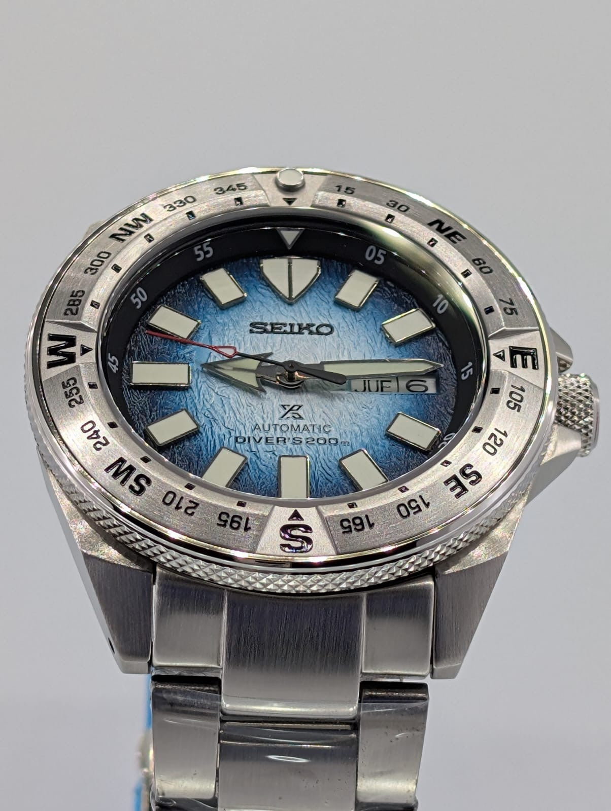 ARAMI MODS | Mod Samurai 'Silver Sea' NH35 - Elegancia, Zafiro y 200M