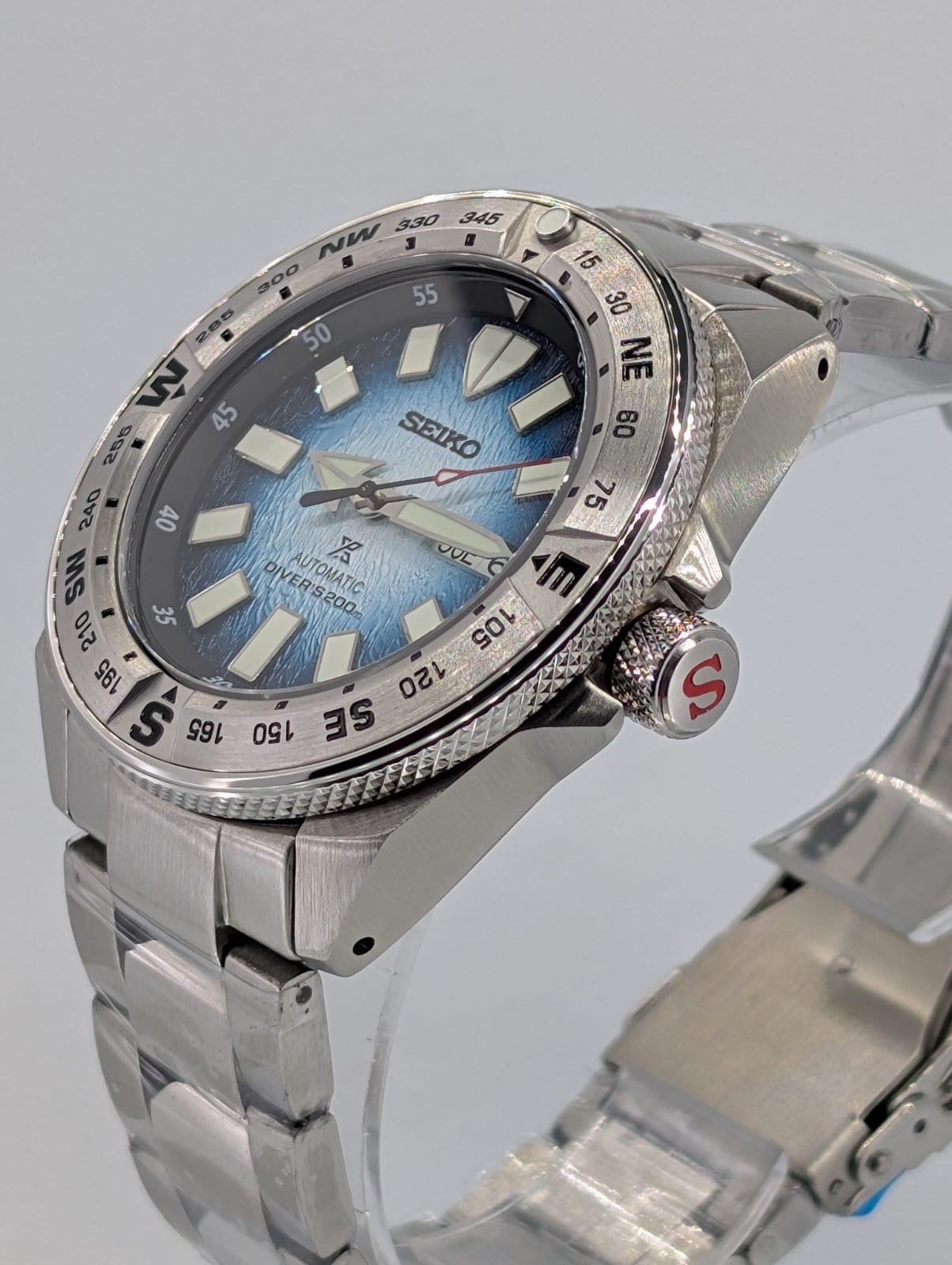 ARAMI MODS | Mod Samurai 'Silver Sea' NH35 - Elegancia, Zafiro y 200M