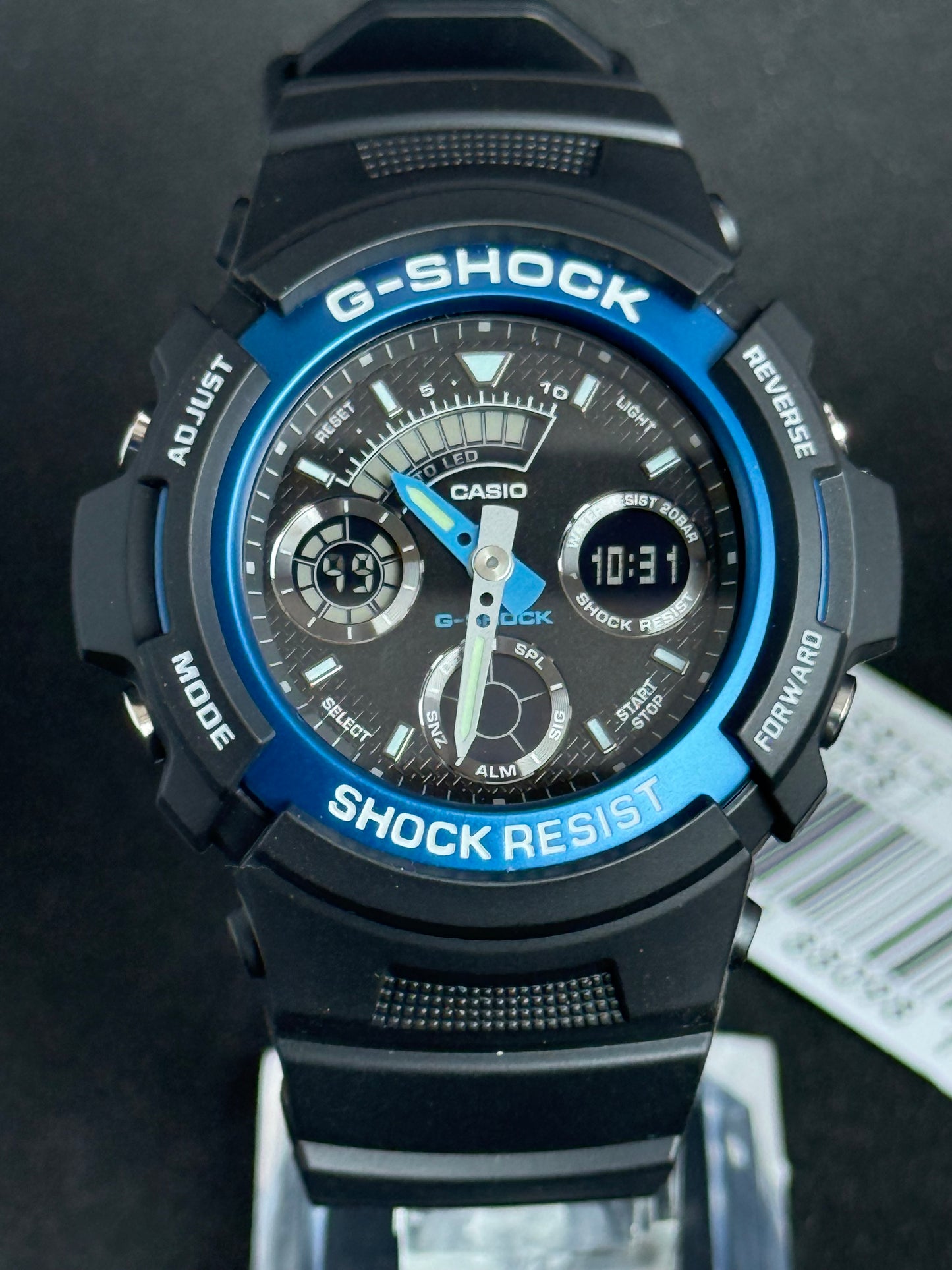 Casio G-SHOCK AW-591-2A · Ana-Digi Blue