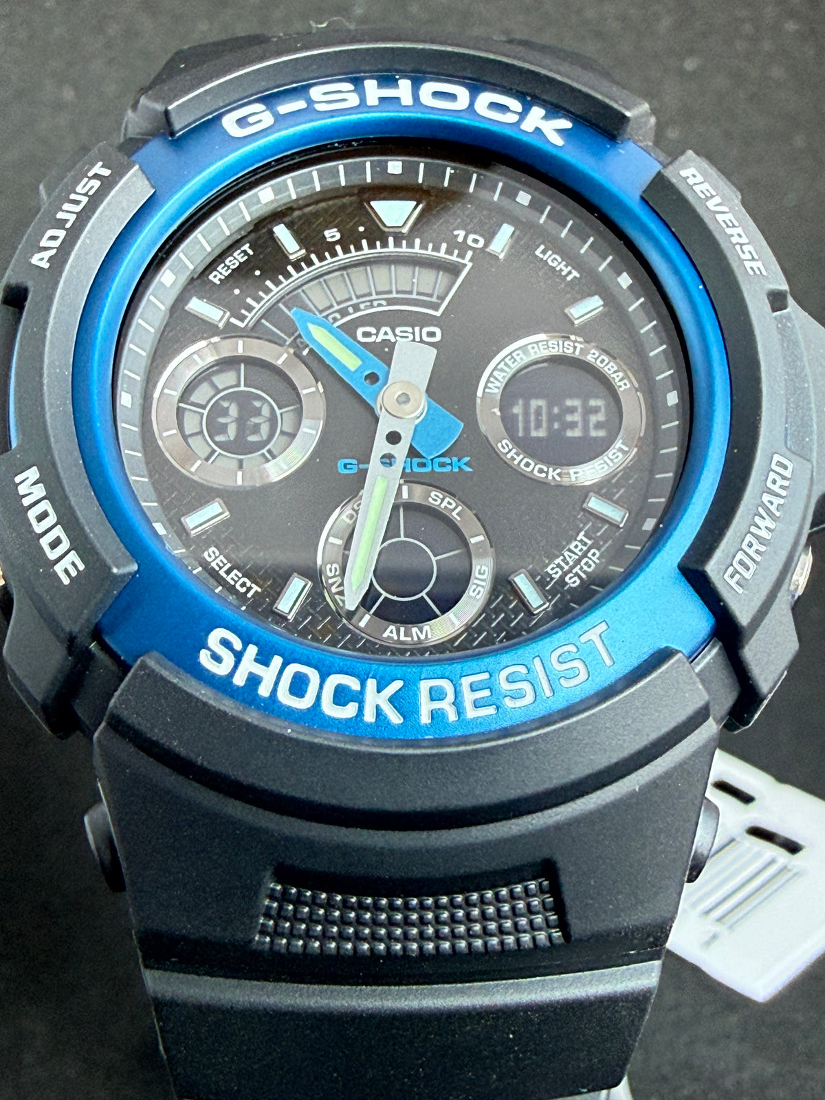 Casio G-SHOCK AW-591-2A · Ana-Digi Blue