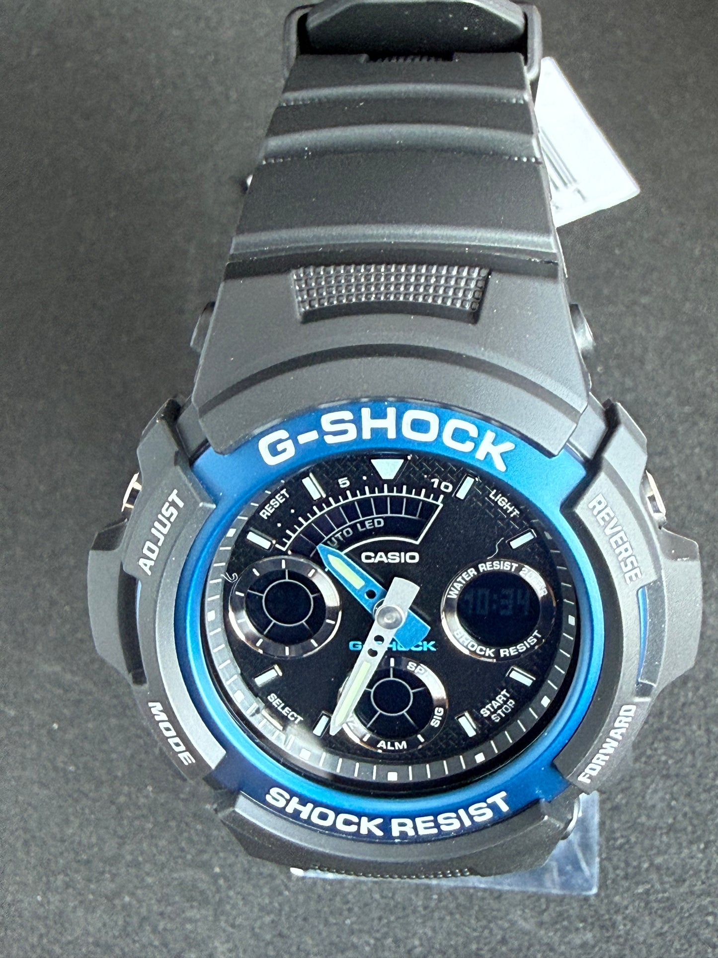 Casio G-SHOCK AW-591-2A · Ana-Digi Blue