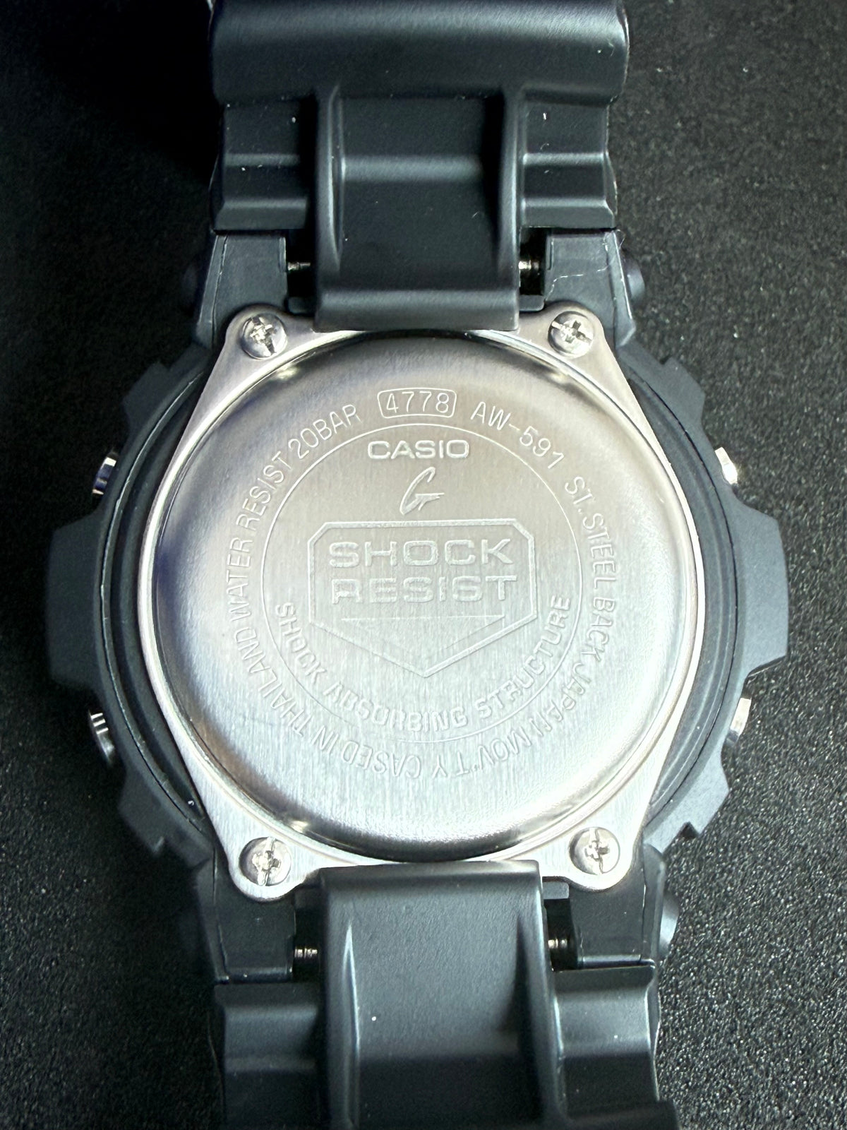 Casio G-SHOCK AW-591-2A · Ana-Digi Blue