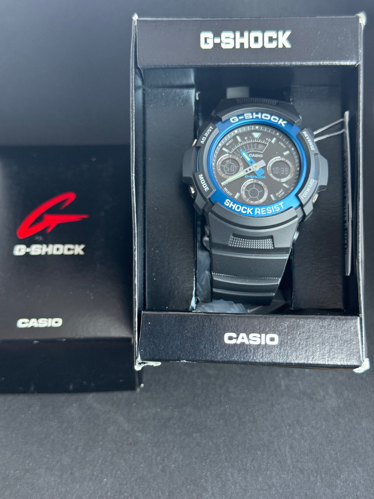 Casio G-SHOCK AW-591-2A · Ana-Digi Blue