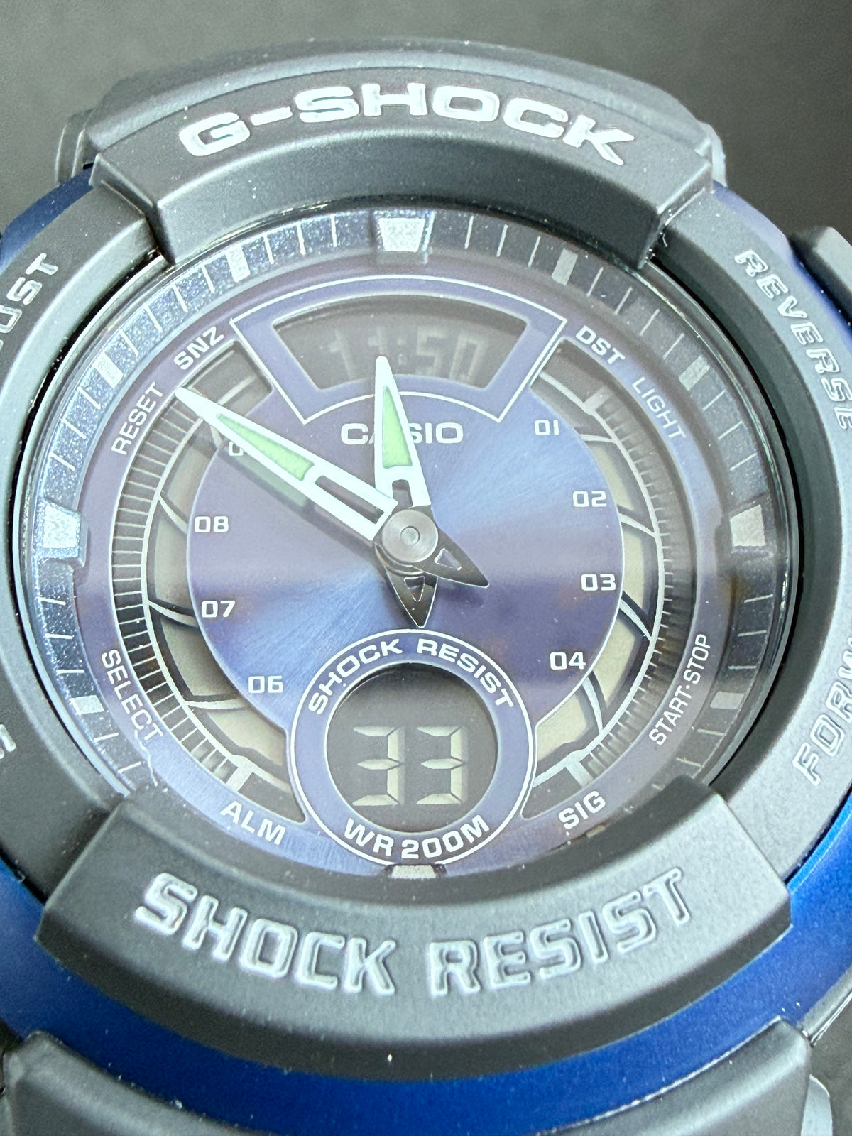 Casio G-SHOCK G-315RL-2AVDR · Vintage 2006 · Caja y etiqueta