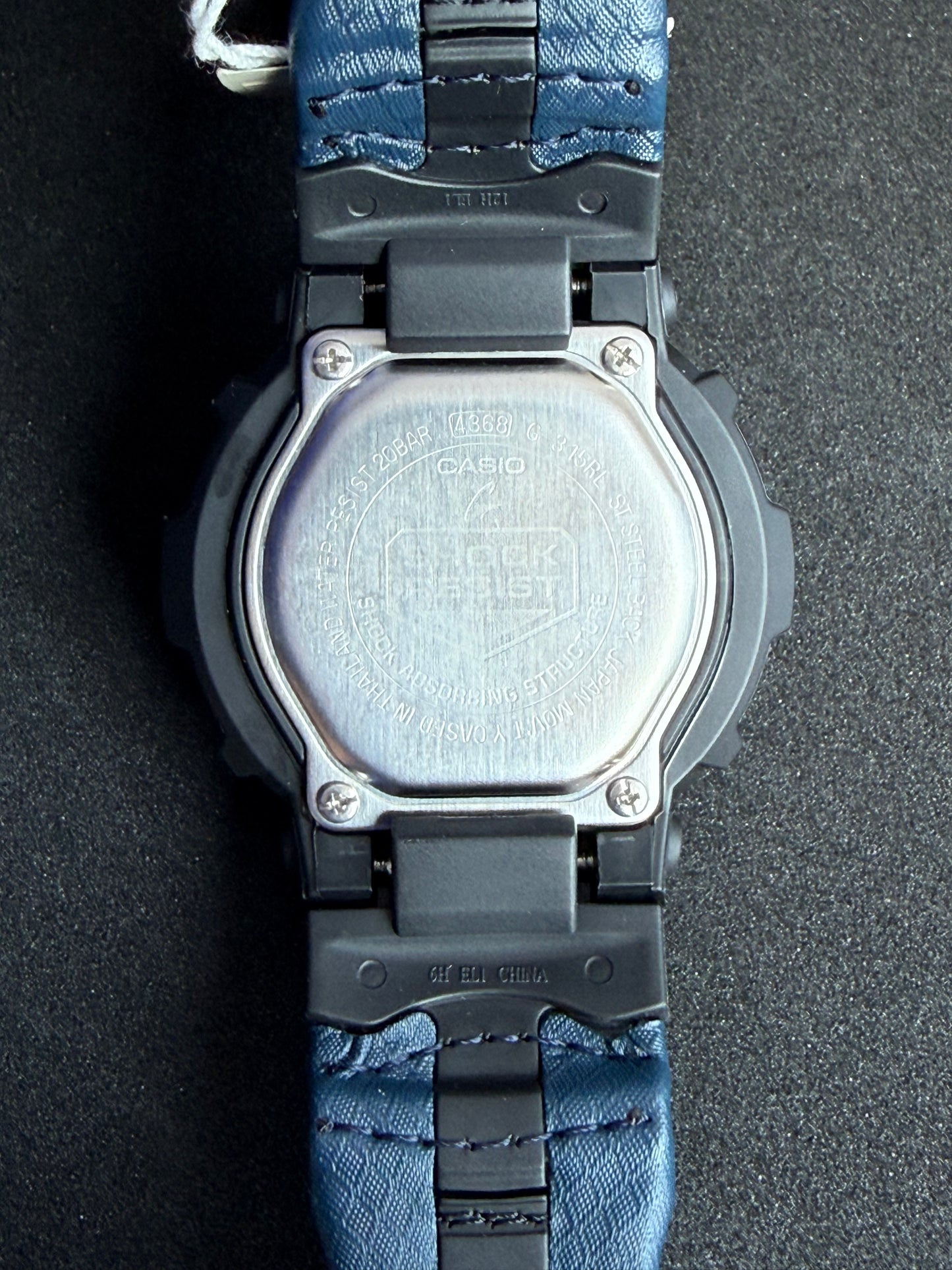 Casio G-SHOCK G-315RL-2AVDR · Vintage 2006 · Caja y etiqueta