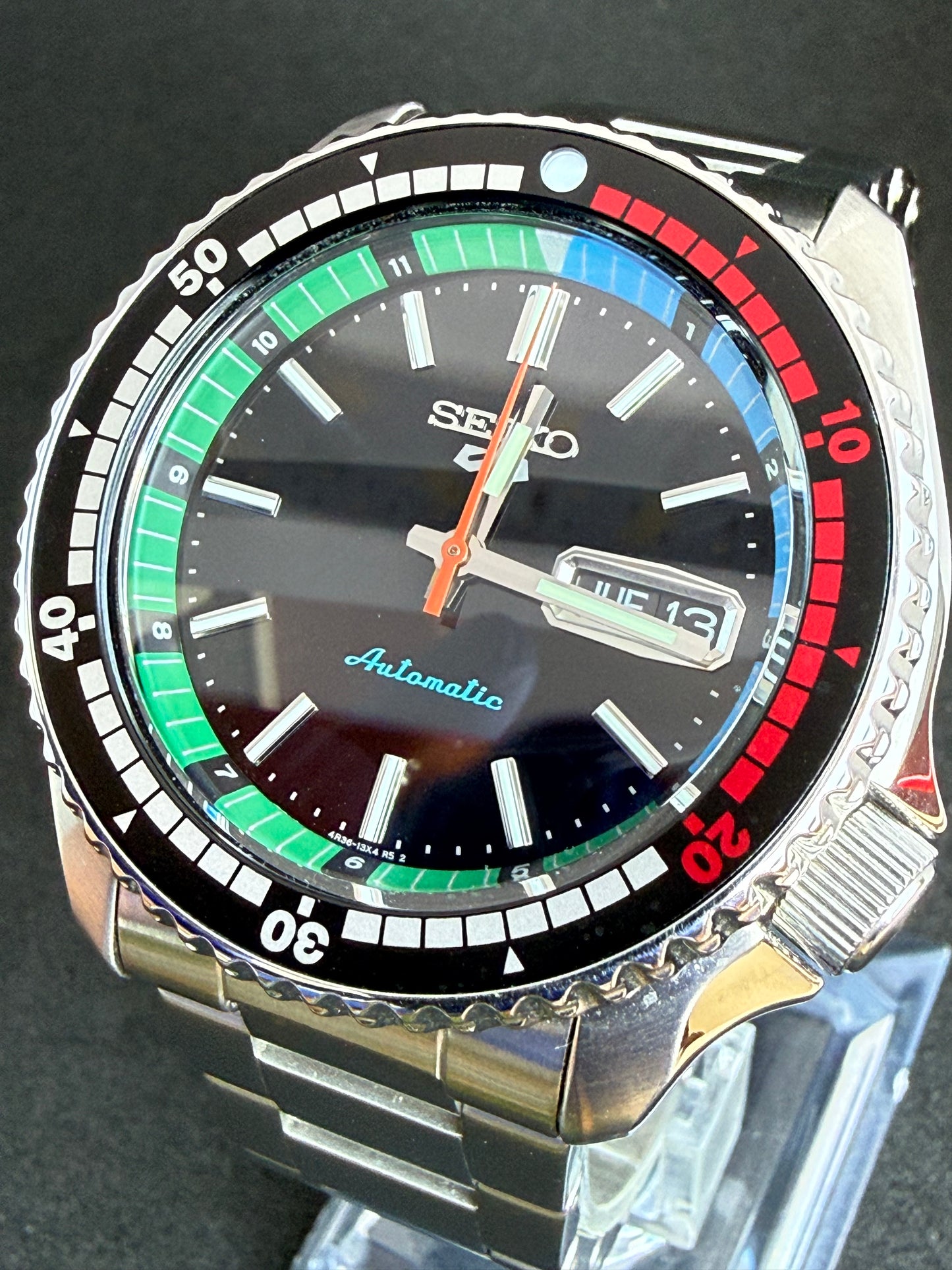 Seiko 5 Sports SRPK13K1 · 55th Anniversary Special Edition